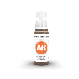 Dark Brown  - AK 3rd Gen 17ml - AK Interactive