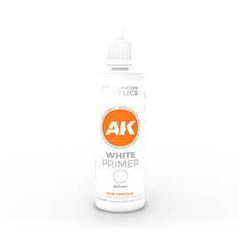 White Primer - AK 3rd Gen 100ml - AK Interactive