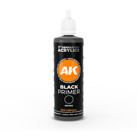 Black Primer - AK 3rd Gen 100ml - AK Interactive