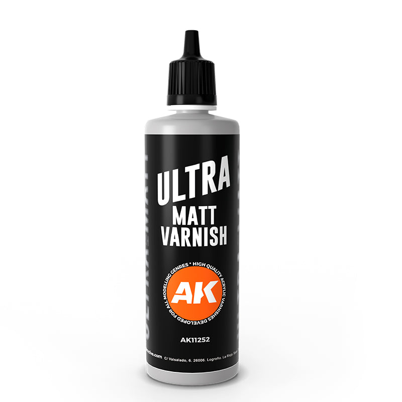 Ultra Matt Varnish - AK 3rd Gen 100ml - AK Interactive