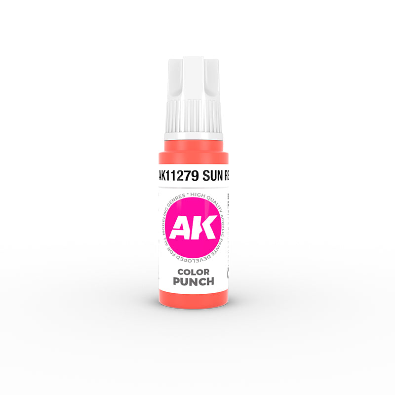 Color Punch: Sun Red - AK 3rd Gen 17ml - AK Interactive
