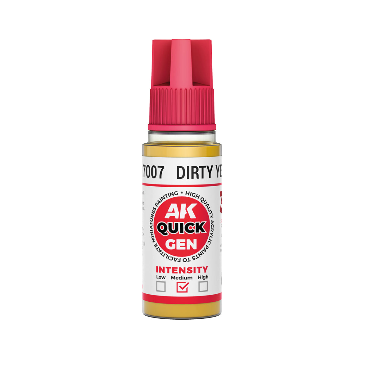 Dirty Yellow 18ml - AK Quick Gen - AK Interactive