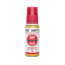 Dirty Yellow 18ml - AK Quick Gen - AK Interactive