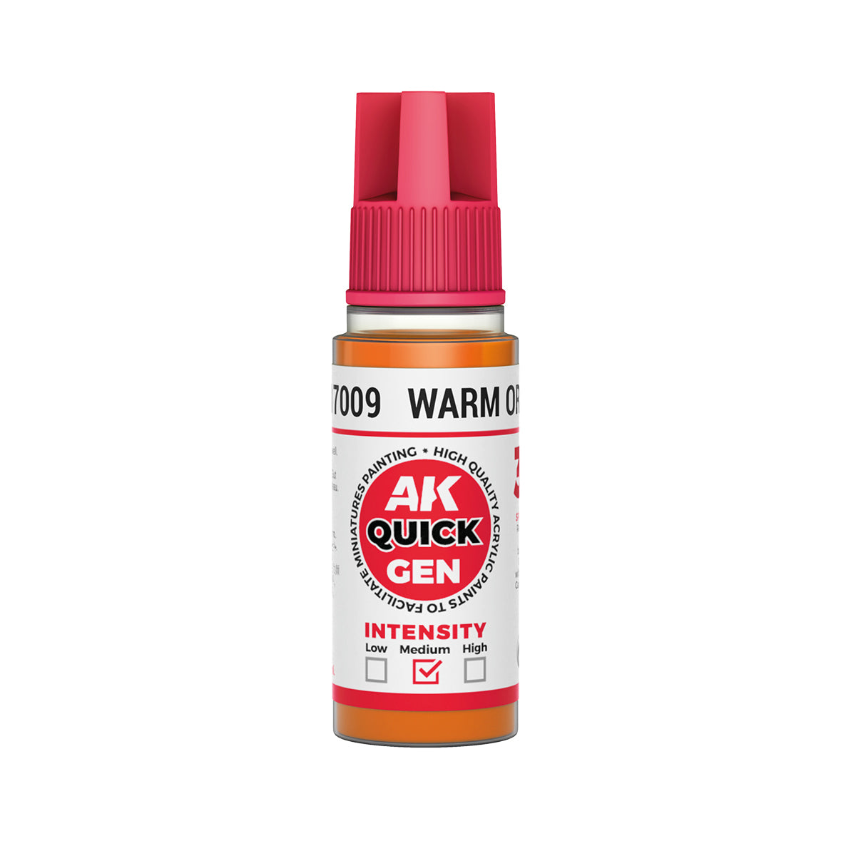Warm Orange 18ml - AK Quick Gen - AK Interactive