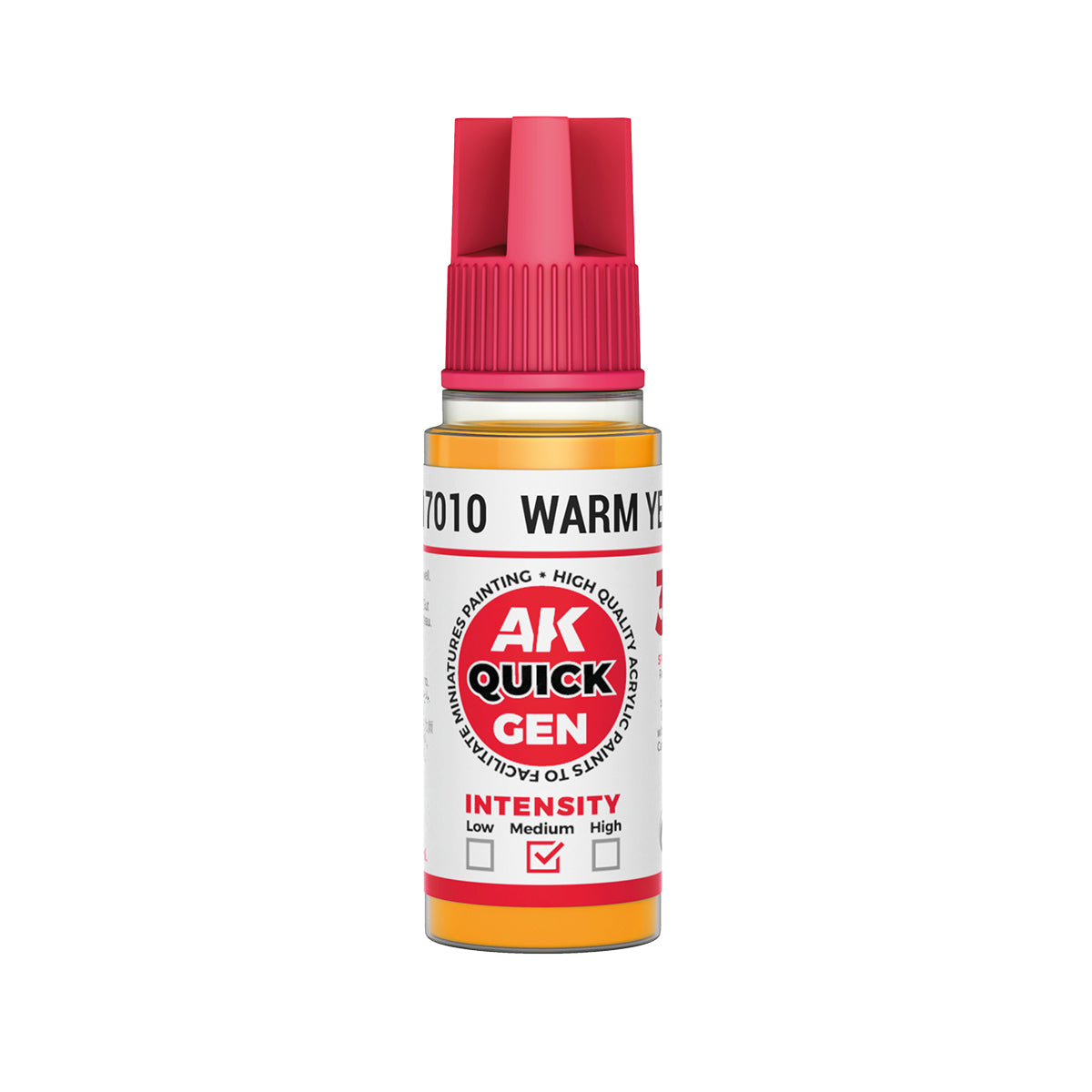 Warm Yellow 18ml - AK Quick Gen - AK Interactive