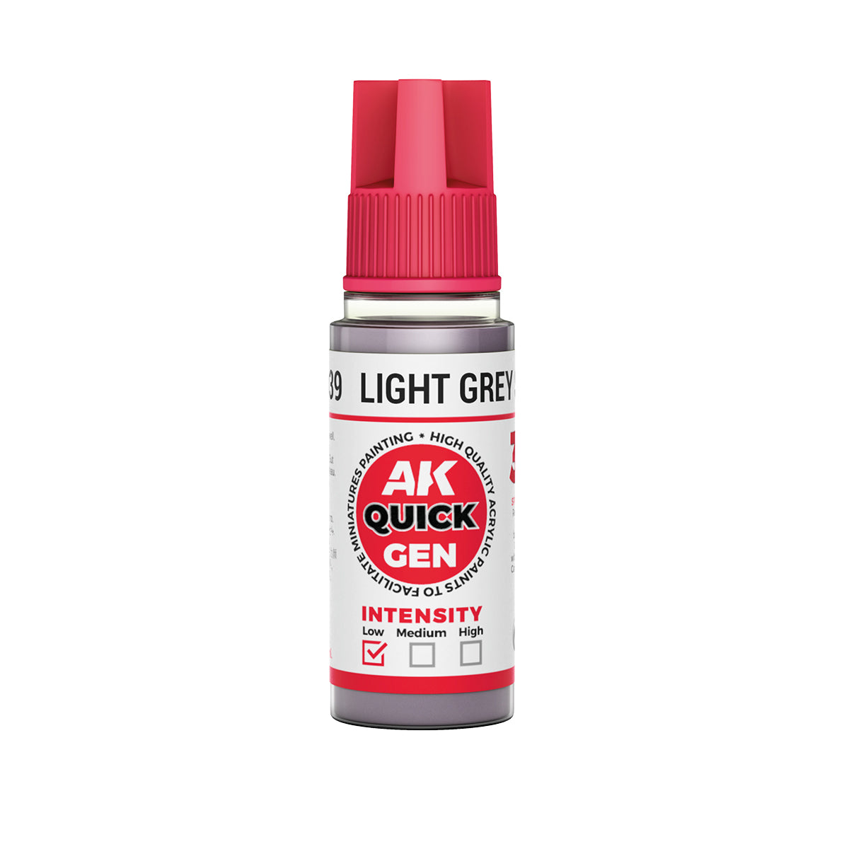 Light Grey Shadow 18ml - AK Quick Gen - AK Interactive
