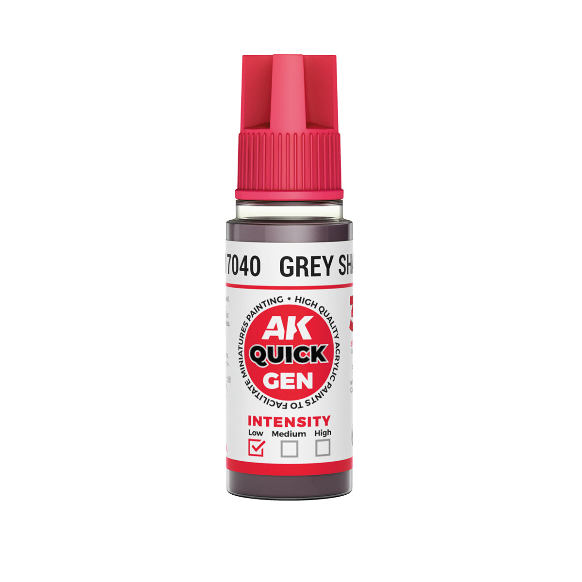 Grey Shadow 18ml - AK Quick Gen - AK Interactive