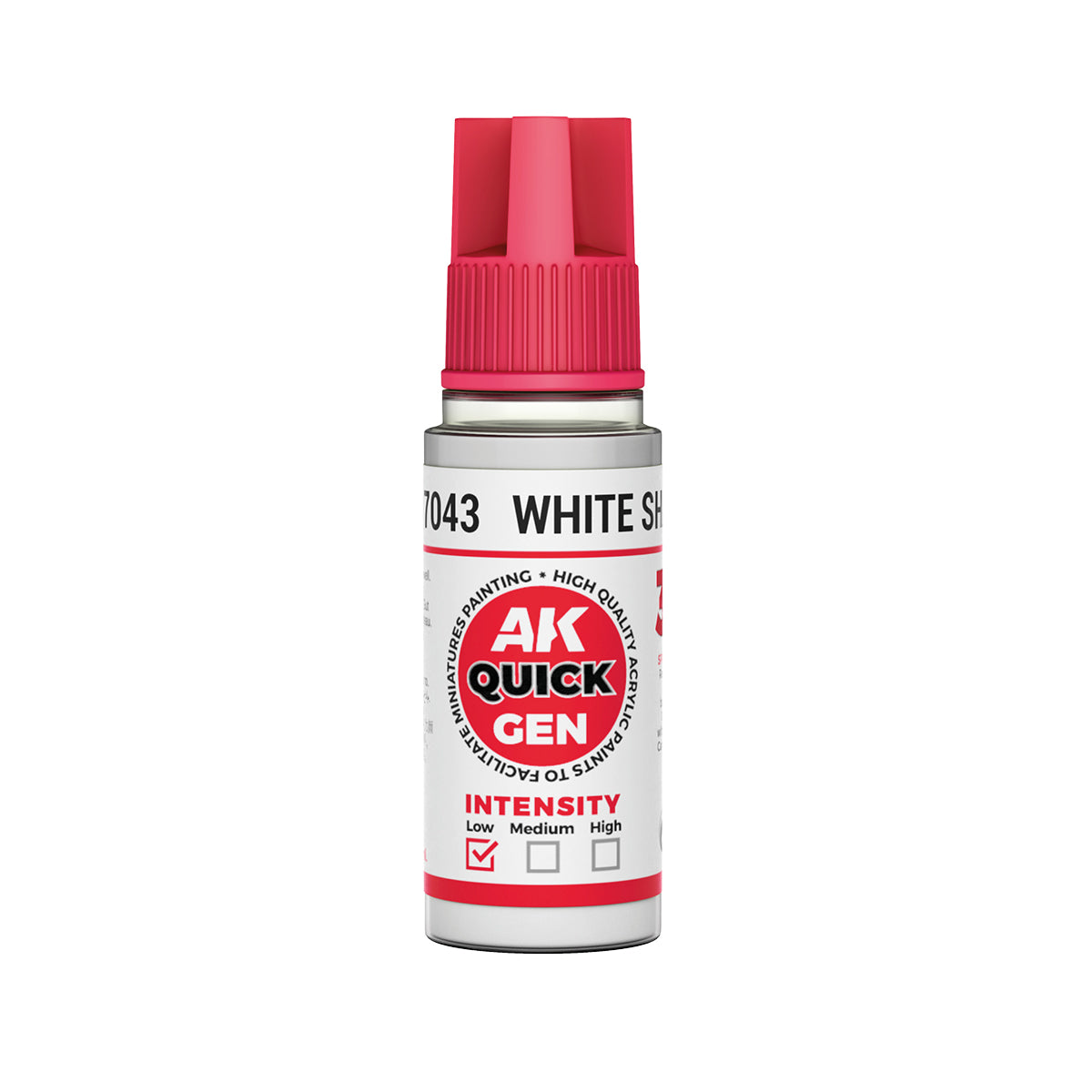 White Shadow 18ml - AK Quick Gen - AK Interactive