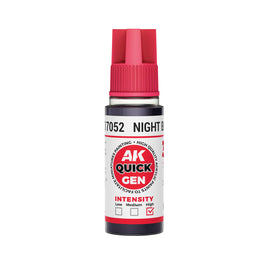 Night Black 18ml - AK Quick Gen - AK Interactive