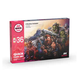 Quick Paint Set 36 - AK Quick Gen - AK Interactive
