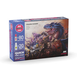 Quick Paint Combo Set 100 - AK Quick Gen - AK Interactive