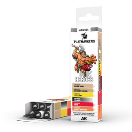 Playmarkers: Heroes Set - AK Playmarkers - AK Interactive