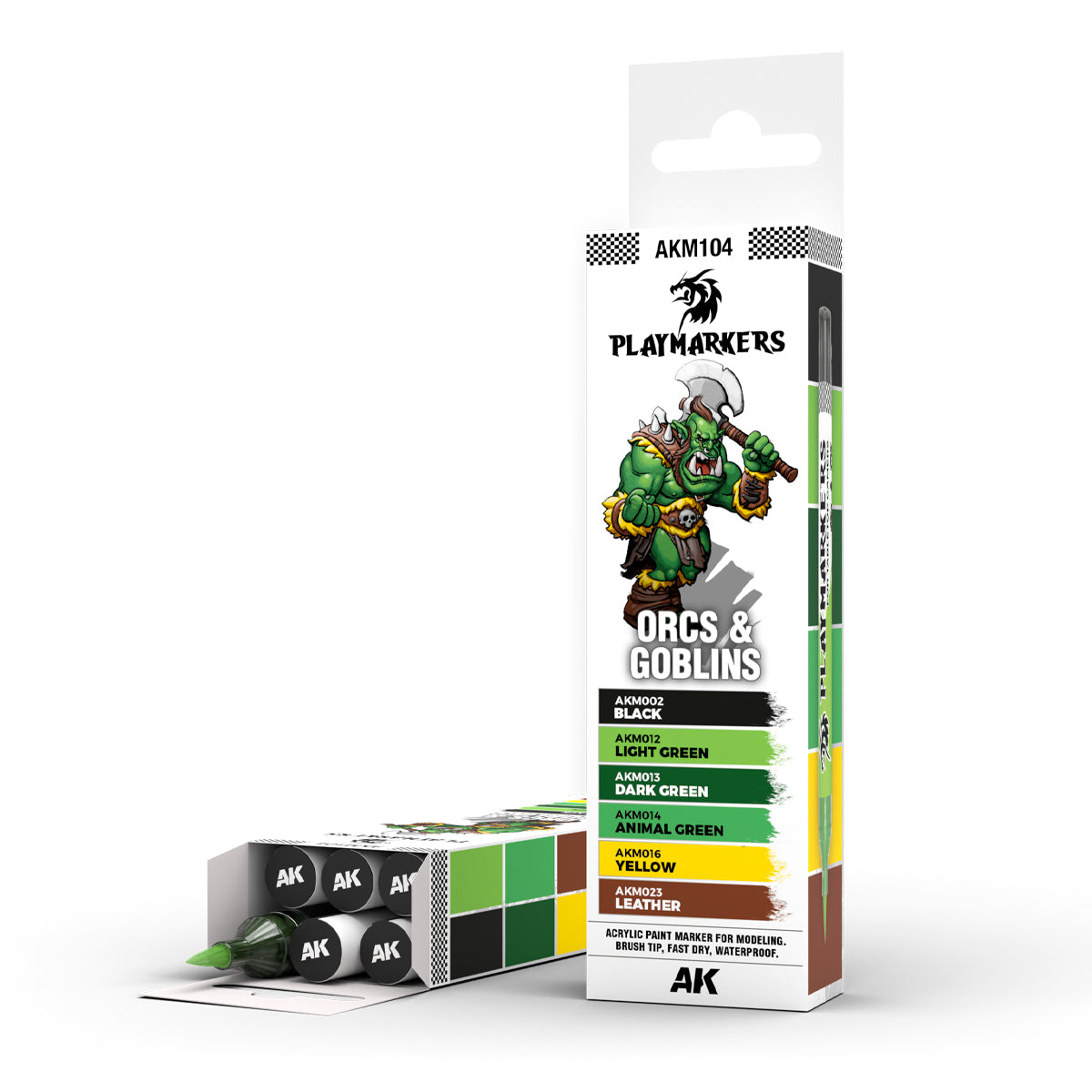 Playmarkers: Orcs & Goblins Set - AK Playmarkers - AK Interactive