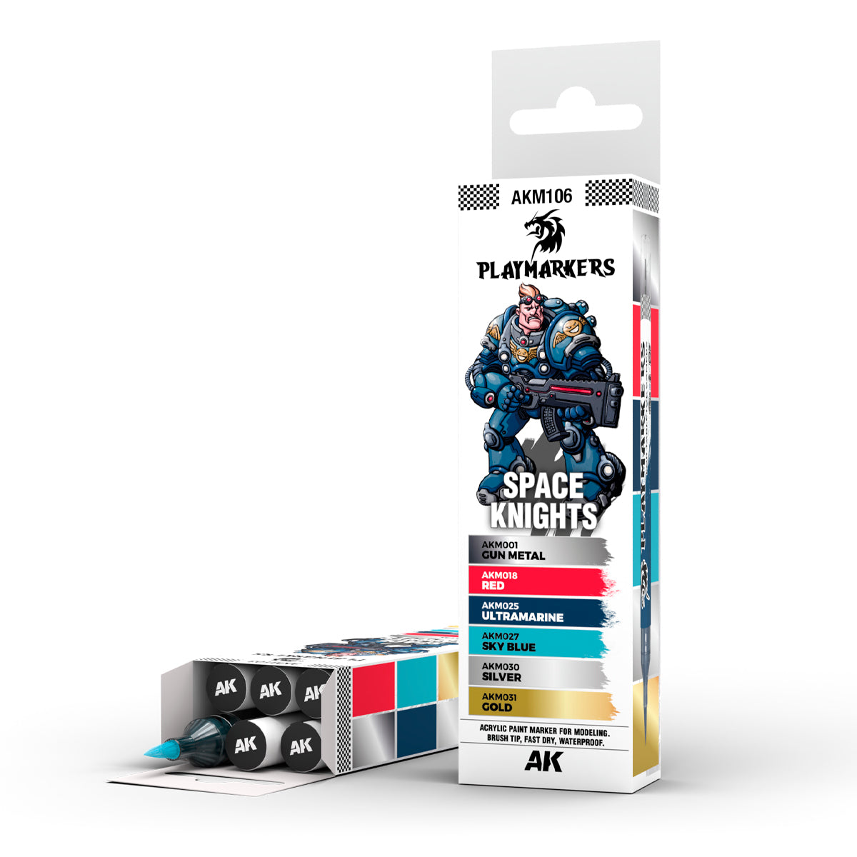 Playmarkers: Space Knight Set - AK Playmarkers - AK Interactive