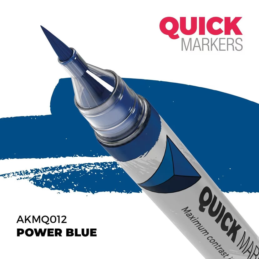 Quick Markers: Power Blue