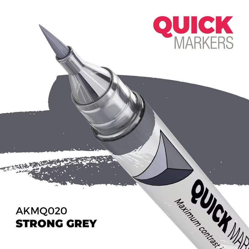 Quick Markers: Strong Grey