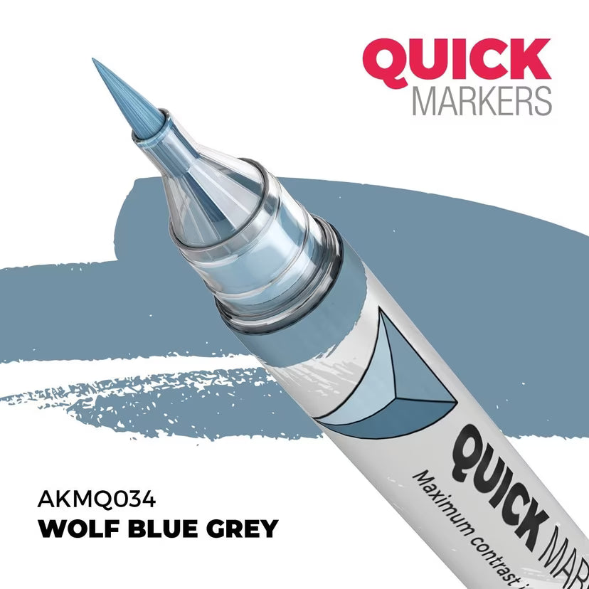 Quick Markers: Wolf Blue Grey