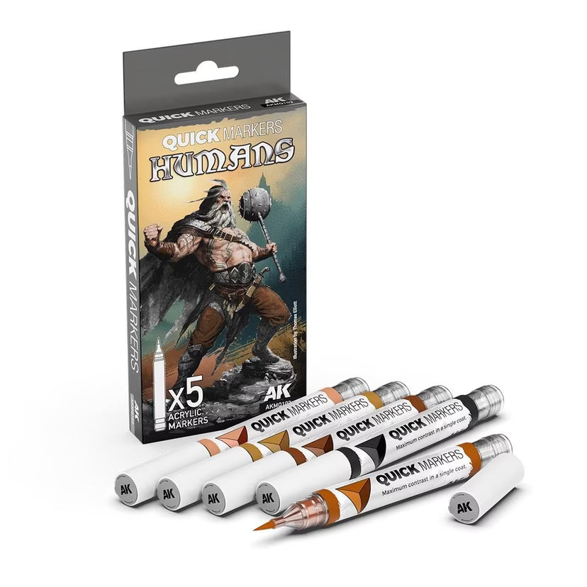 Quick Markers: Humans Set