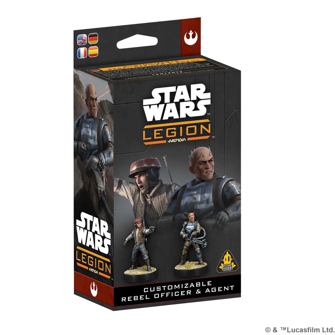 Customisable Rebel Officer & Agent - Star Wars Legion