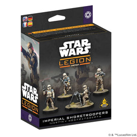 This expansion includes two Corps units, a Shoretrooper unit, and a Shoretrooper DF-90 Mortar Trooper unit which can be included using the Detachment keyword. This pack is a reissue of the previously released SWL41 Imperial Shoretroopers for Star WarsTM: Legion. This pack includes the same miniatures as SWL41 but updates the packaging and cards to the new SWQ multilingual format.