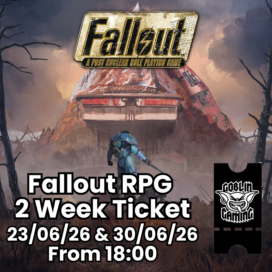 Fallout Roleplaying Game 2 Week Game Entry Ticket 23/06/2026 and 30/06/2026 @ 18:30