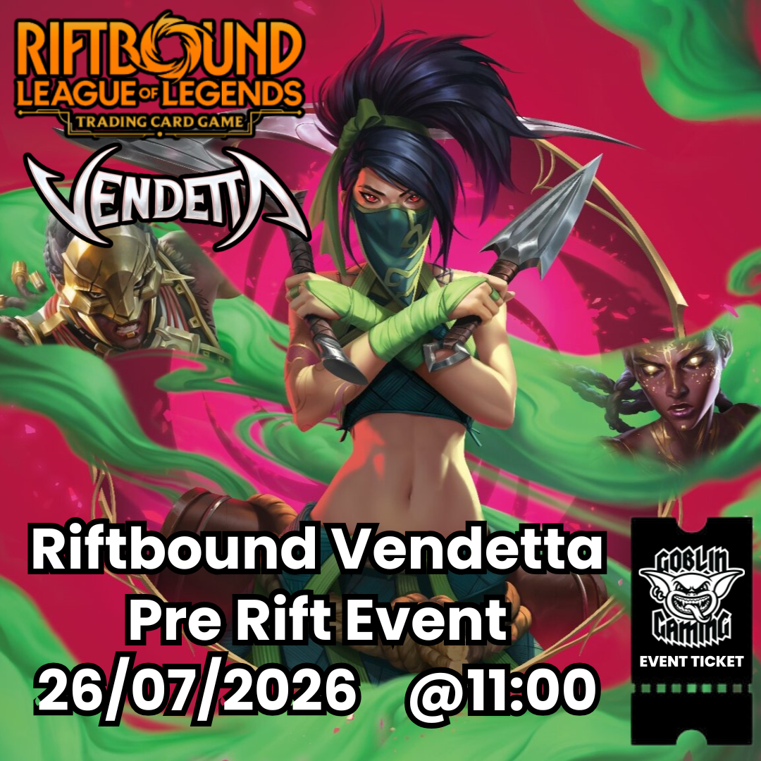 Riftbound Vendetta Pre-Rift Ticket 26/07/2026 @ 11:00