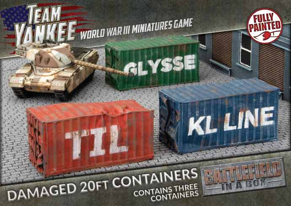 Modern: 20ft Shipping Containers - Damaged (x3)