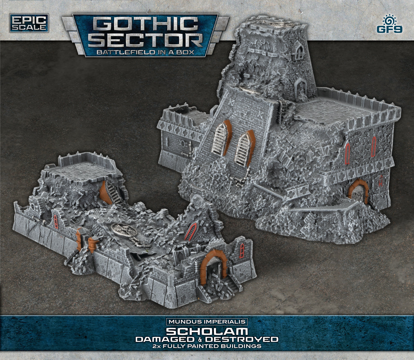 Mundus Imperialis - Scholam (Damaged & Destroyed): Gale Force 9