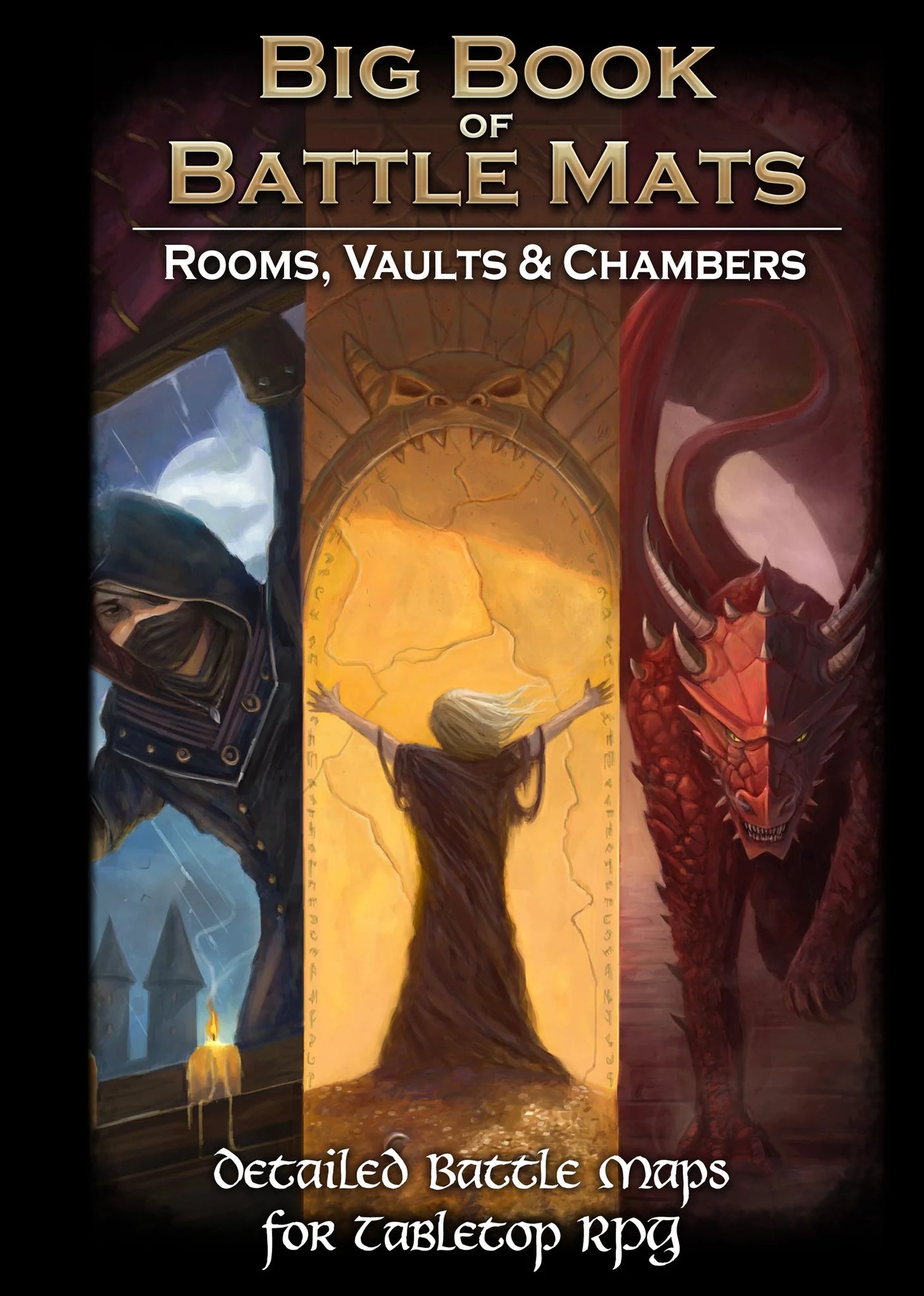 Big Book of Battle Mats: Rooms, Vaults & Chambers - Loke Battlemats