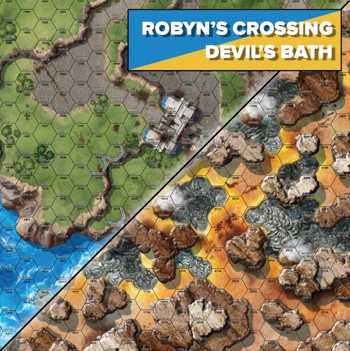 BattleTech Battle Mat: Robyns Cross / Devil Bath