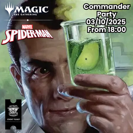 Spider-Man Commander Party 03/10/2025 From 18:00