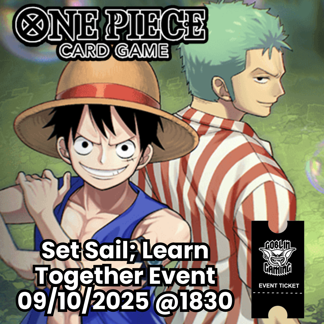 One Piece Set Sail Learn Together Event 09/10/2025 @ 1830