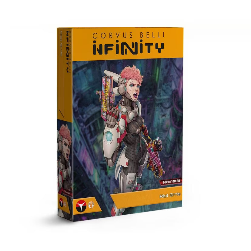 Born in the shadows of the Human Sphere, the Riot Grrls are punk-fueled, anarchist feminists forged in street combat and rebellion. United in Praxis’s Beauvoir module, they became Bakunin’s fiercest assault unit—infamous, unstoppable, and clad in custom Vulkanja armor they help build themselves. Armed with automatic weapons and a defiant spirit, the Riot Grrls spit in the face of authority, fighting for revolution, strength, and anarchy. When society trembles, it’s because the Riot Grrls are coming—ready to