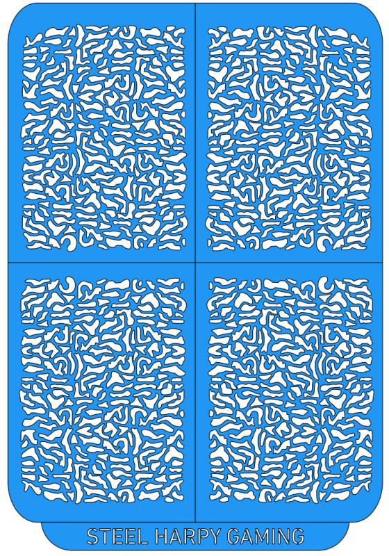 Military Camo - Extra Small - Style 2 - Steel Harpy Stencils