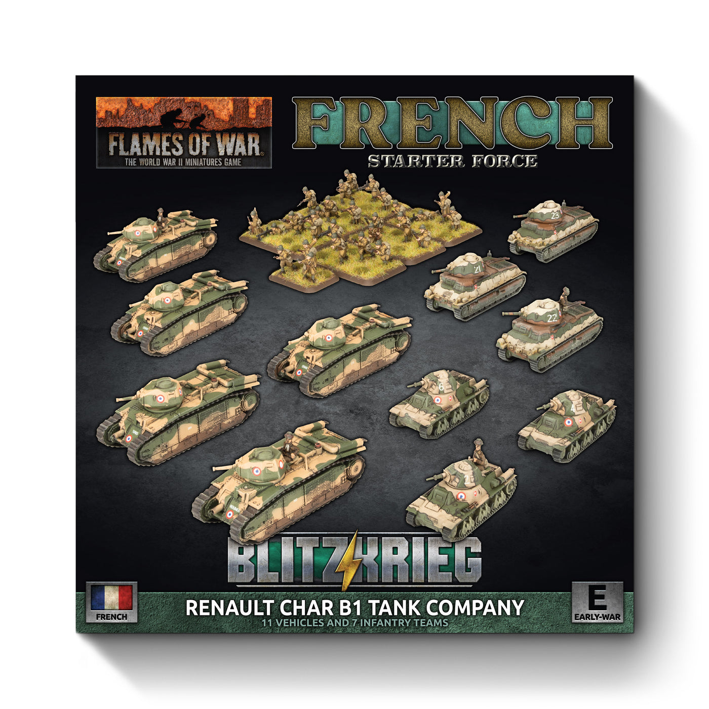 French Char B1 bis Combat Company  - Flames of War: Early War