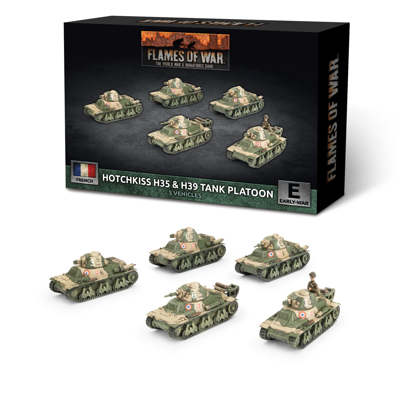 H35 / H39 Hotchkiss Tank Platoon - Flames of War: Early War