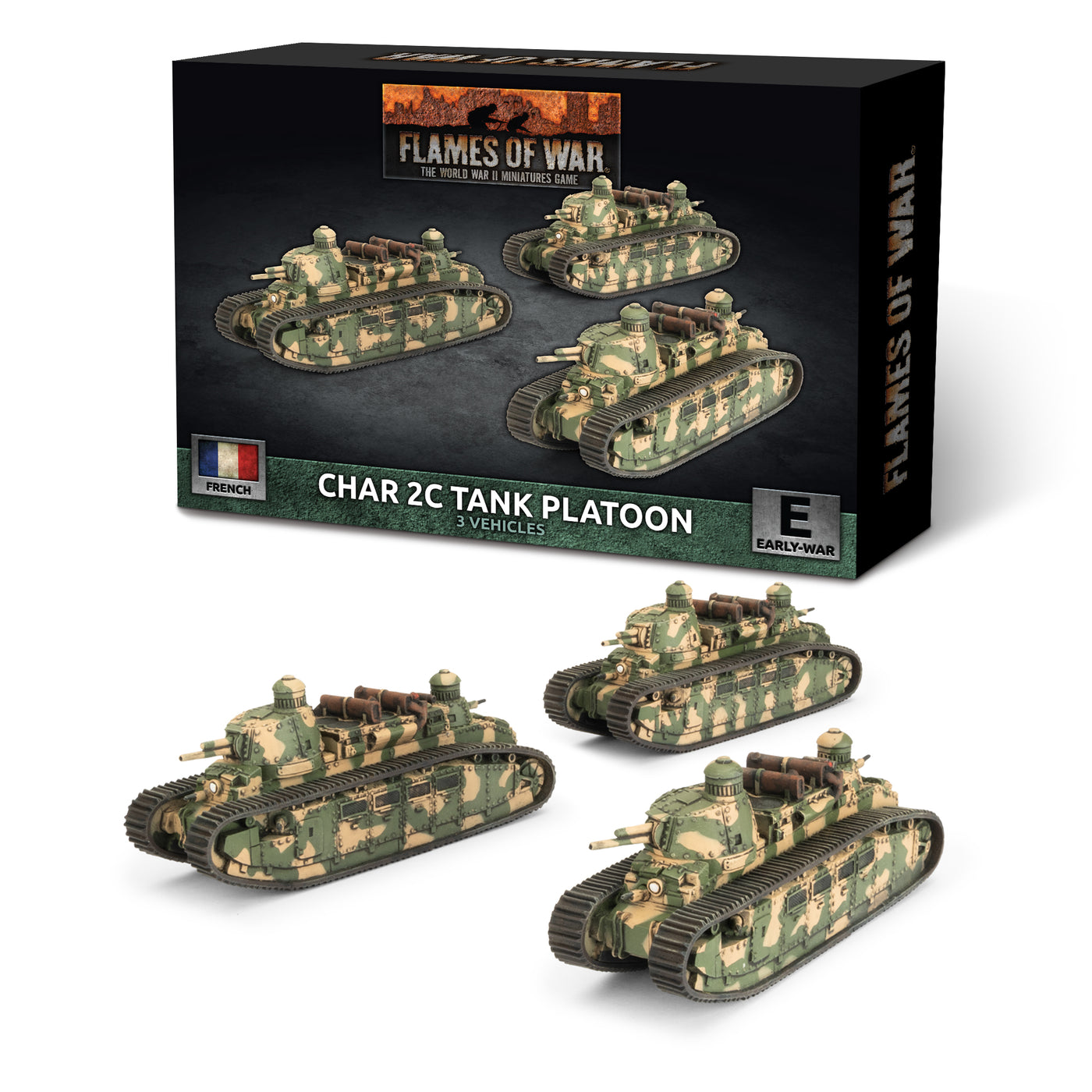 Char 2C Tank Platoon - Flames of War: Early War
