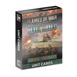 Blitzkrieg French Unit Cards - Limited Edition - Flames of War: Early War