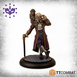 Don Gregorio, heir to a powerful banking dynasty, is known as Il Tesoriere, or The Treasurer. Rather than coin, he collects debts through rare artefacts, continuing his family's tradition of antiquarian pursuits. His lavish parties and occult seances showcase a legendary collection rumoured to hold dark power. Visitors whisper of madness and disappearances within the Morosini vaults, and tales persist of a man in gold-inlaid robes wielding relics on Venice's streets. Though the artefacts themselves are hist