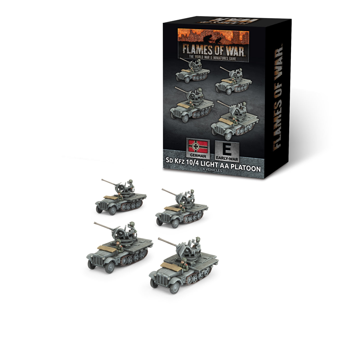 Sd Kfz 10/4 (2cm) Light AA Platoon - Flames of War: Early War