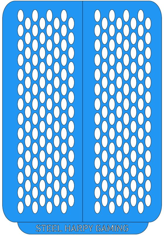 Ovals - Large - Steel Harpy Stencils