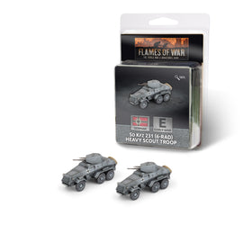 Sd Kfz 231 (6-rad) Heavy Scout Troop - Flames of War: Early War