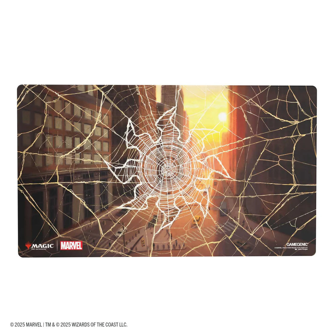 MTG Spider-Man Shiny Playmat - Spider-Man Plains