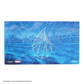 MTG Spider-Man Shiny Playmat - Spider-Man Island