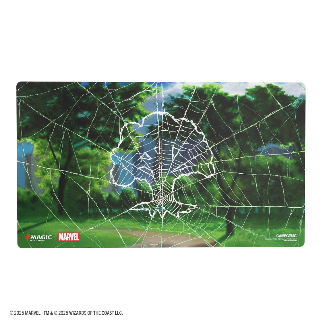 MTG Spider-Man Shiny Playmat - Spider-Man Forest