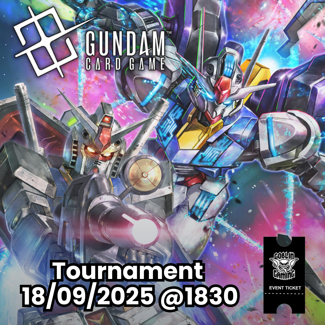 Gundam TCG Tournament 18/09/2025 @ 1830