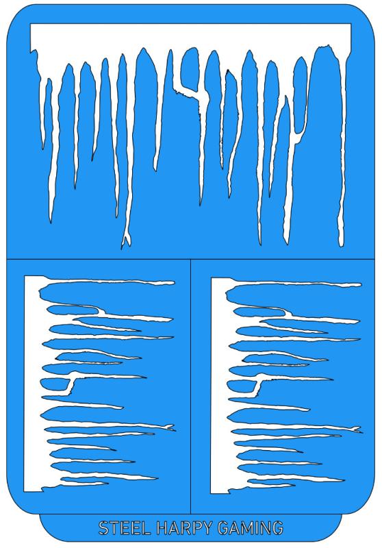 Rust streaks - Large - Steel Harpy Stencils