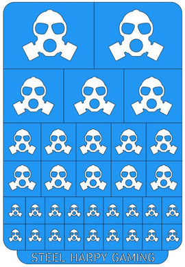 Gas Mask - Style 2 - Steel Harpy Stencils