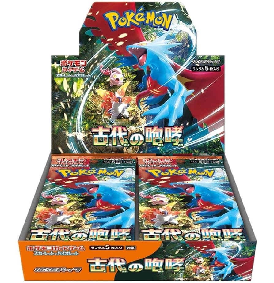 Japanese Pokemon TCG: Ancient Roar Booster Box Scarlet & Violet Paradox Rift 