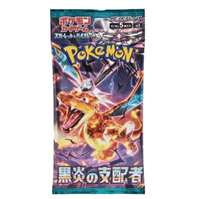 Japanese Pokemon TCG: Black Flame Booster Box pack 
 Scarlet & Violet Obsidian Flame 